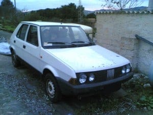 13112010004 registro storico, auto epoca ventennale fiat ritmo