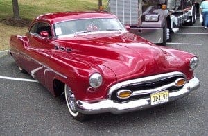 1950-Buick-Roadmaster-dark-red-custom-le Buick Roadmaster