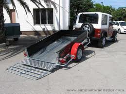 auto con carrello appendice