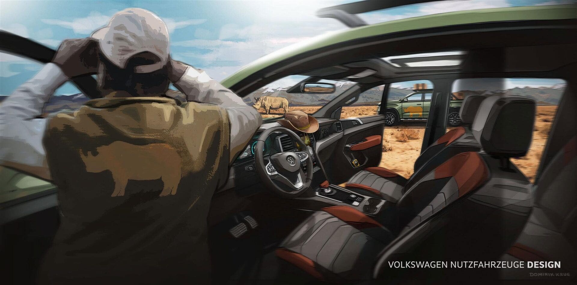 Interni Volkswagen Amarok 2022