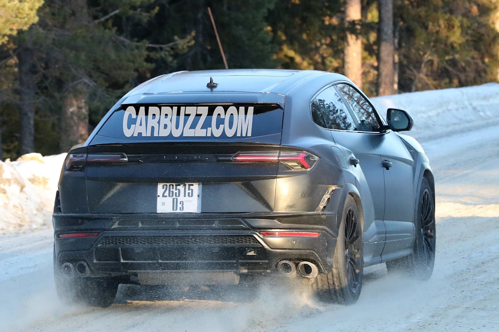 Urus Evo posteriore nero