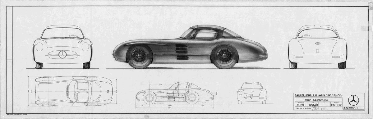 Mercedes-Benz 300 SLR Uhlenhaut Coupé asta record