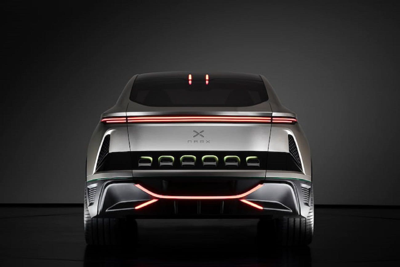 SUV ad idrogeno posteriore