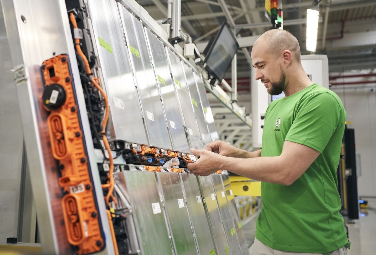 Skoda sistemi batterie MEB Mladá Boleslav