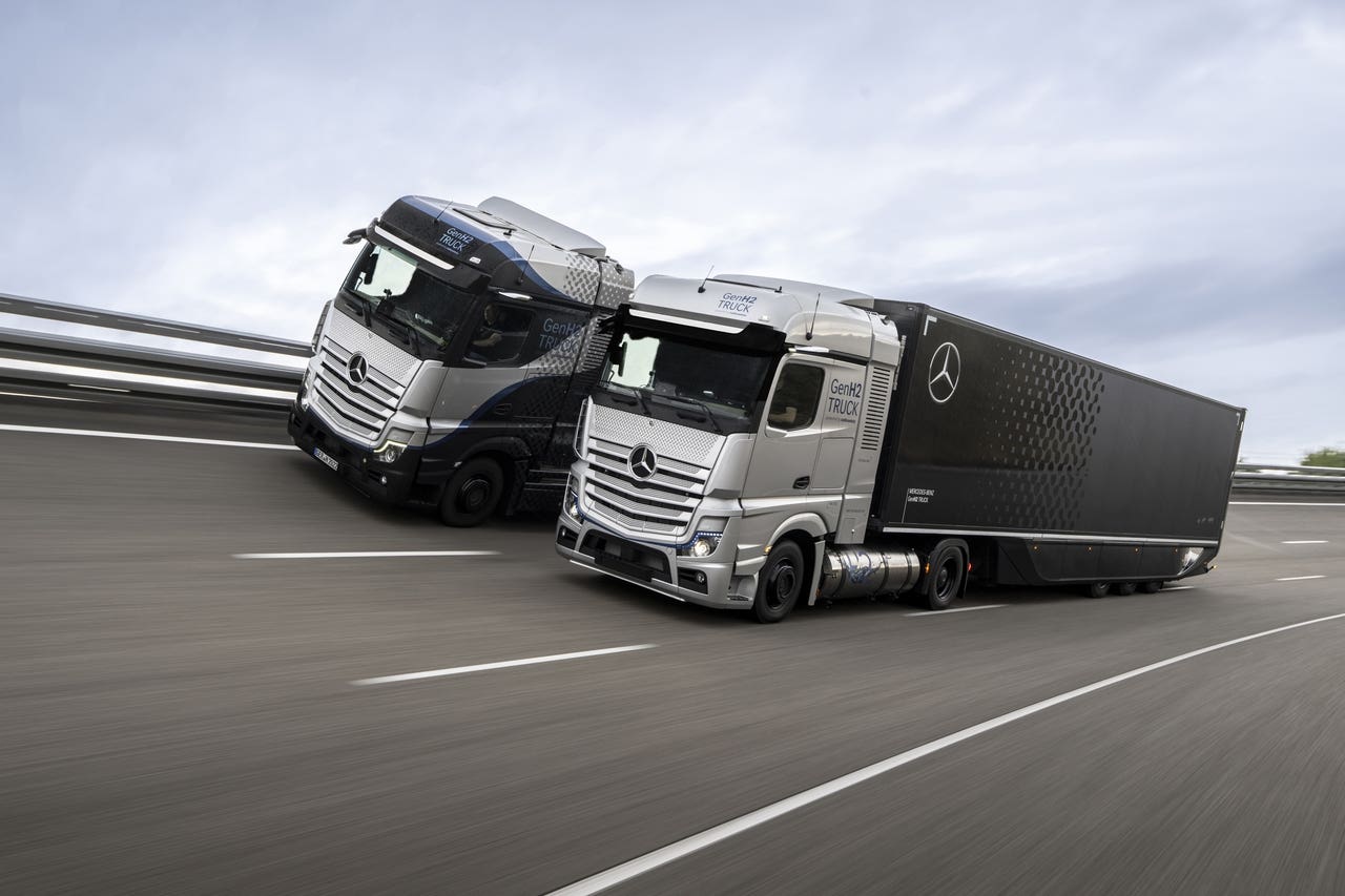 Mercedes-Benz GenH2 Truck prototipo idrogeno liquido