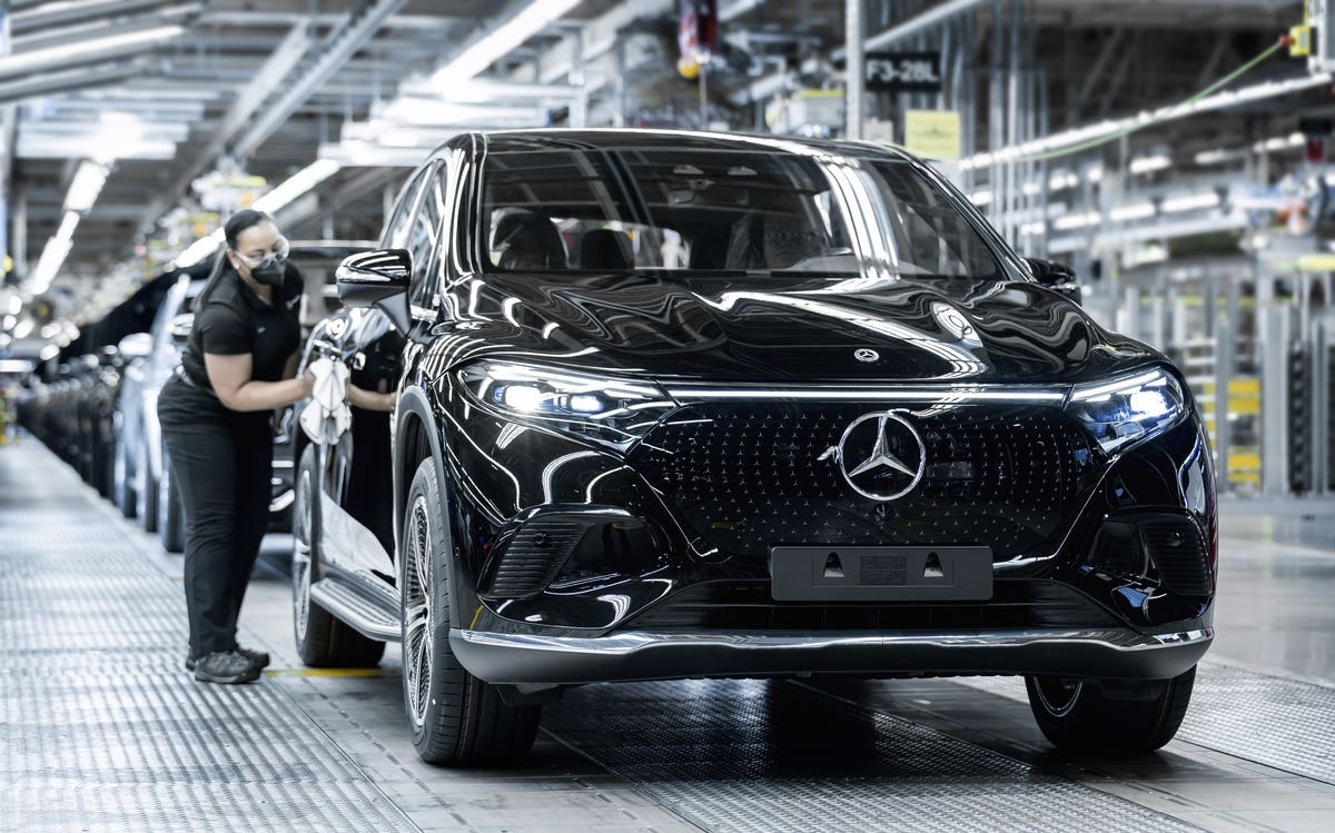 Mercedes EQS SUV produzione Tuscaloosa