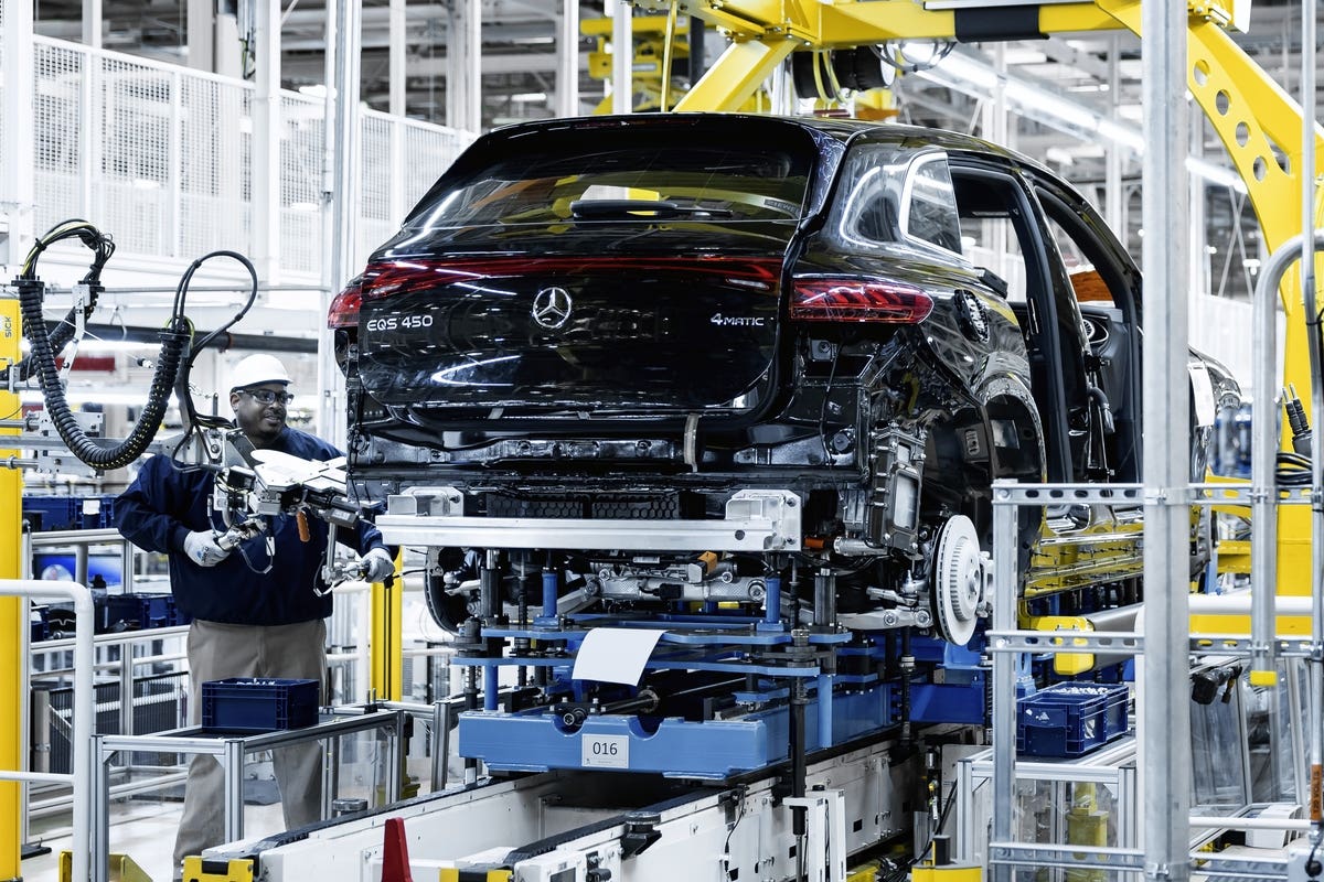 Mercedes EQS SUV produzione Tuscaloosa