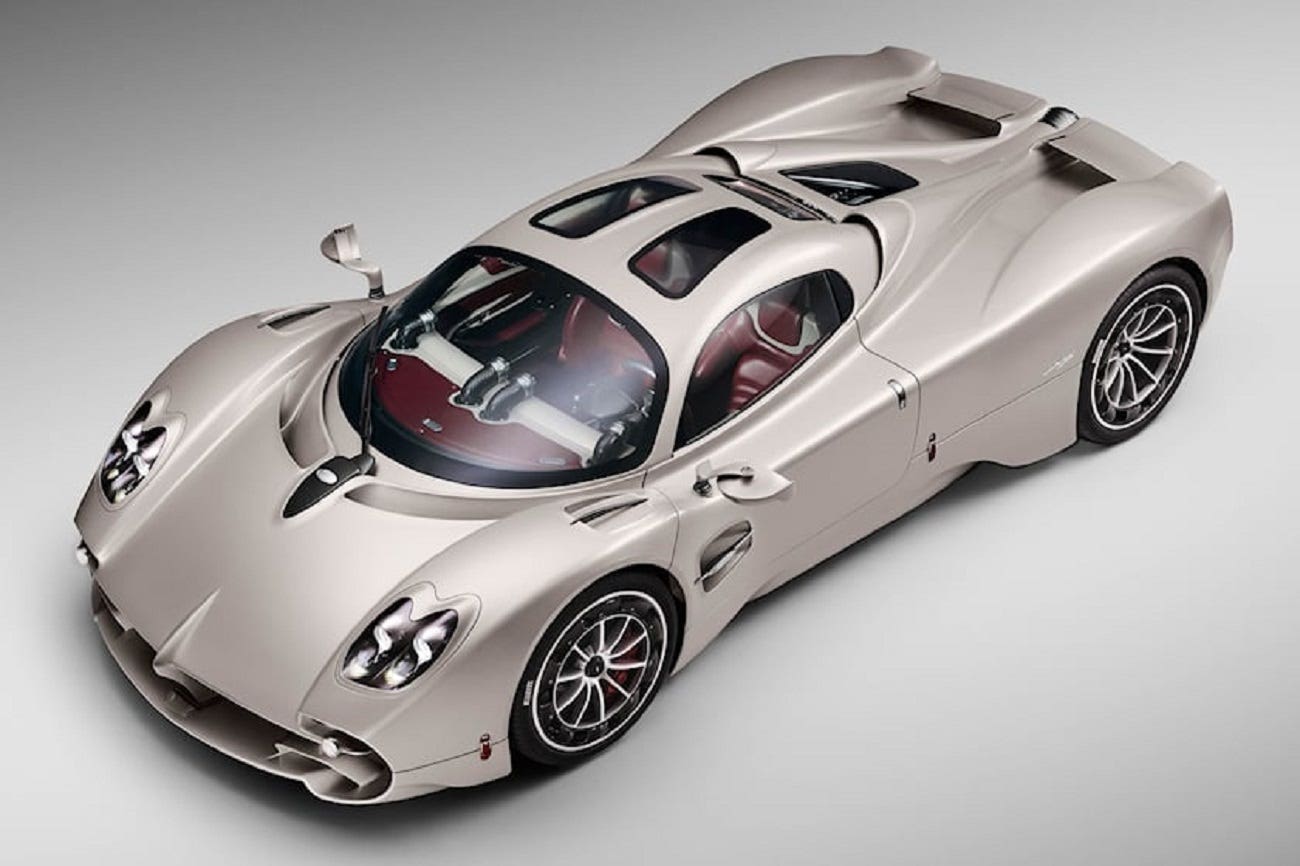 Pagani Utopia dall'alto