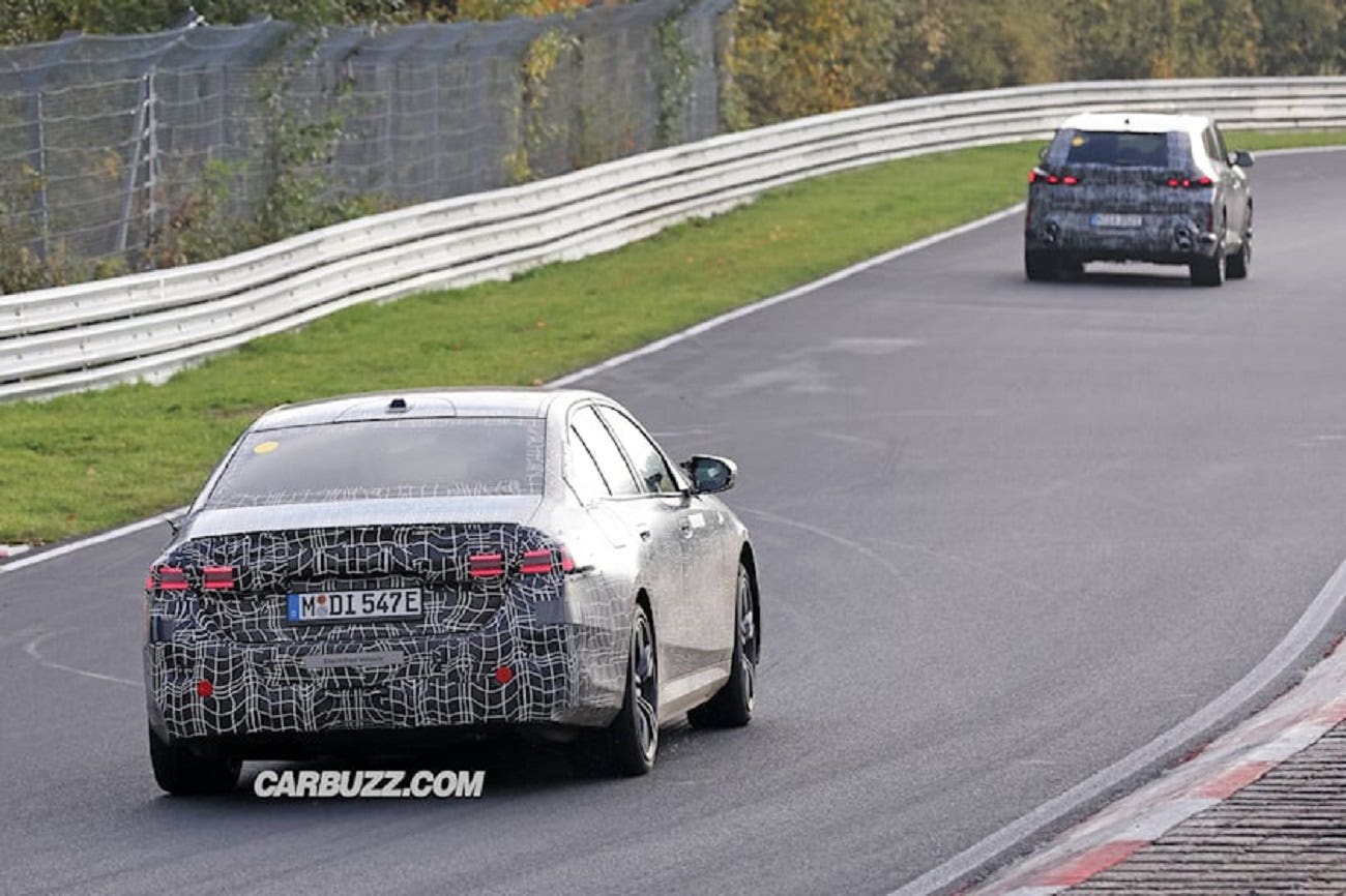 BMW i5 M50 posteriore
