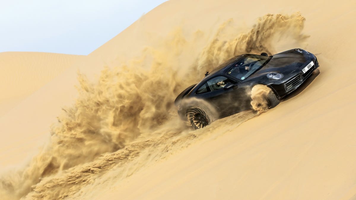 Porsche 911 Dakar anteprima