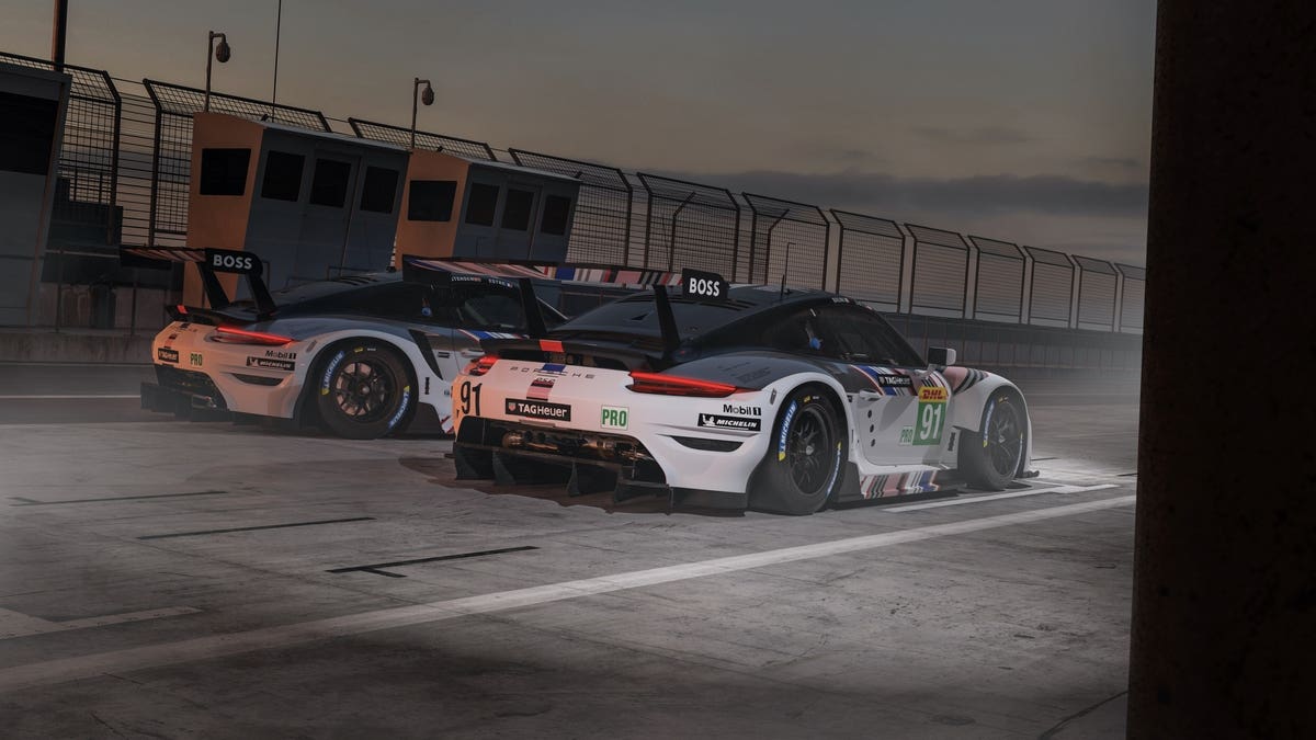 Porsche 911 RSR livrea speciale