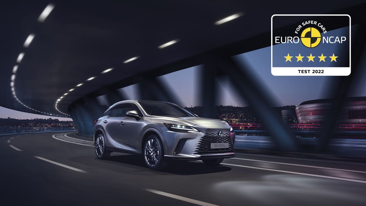 Nuovo Lexus RX cinque stelle Euro NCAP