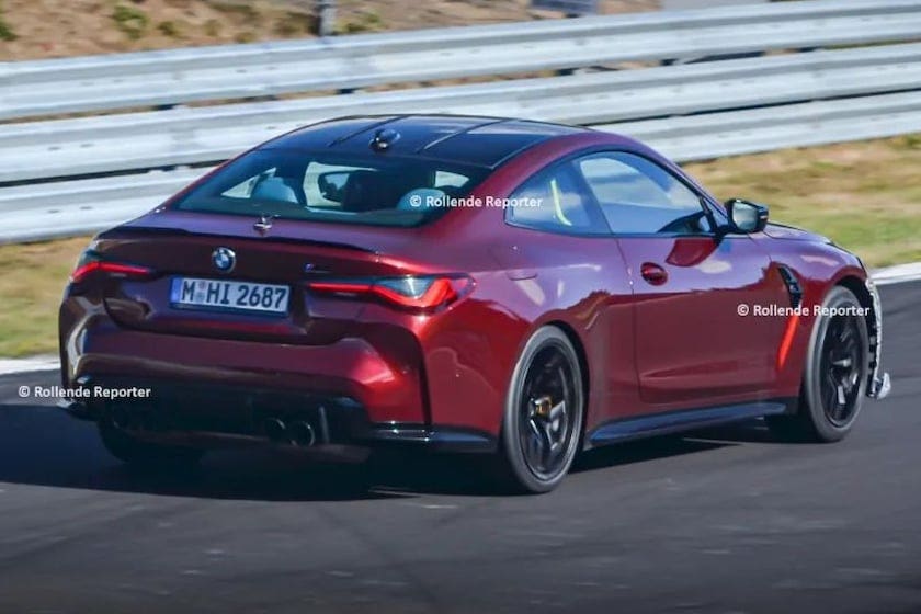 BMW M4 CS bordeaux