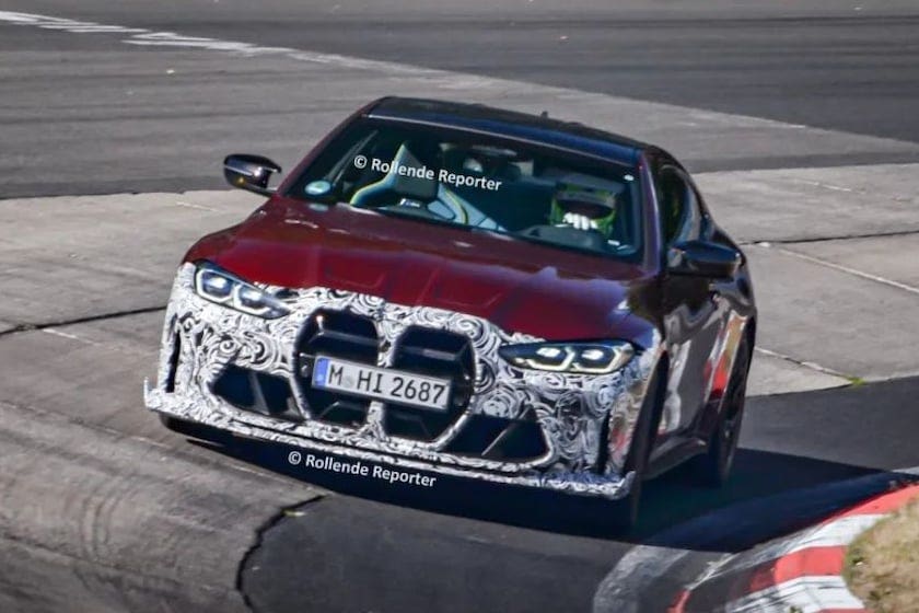 BMW M4 CS bordeaux
