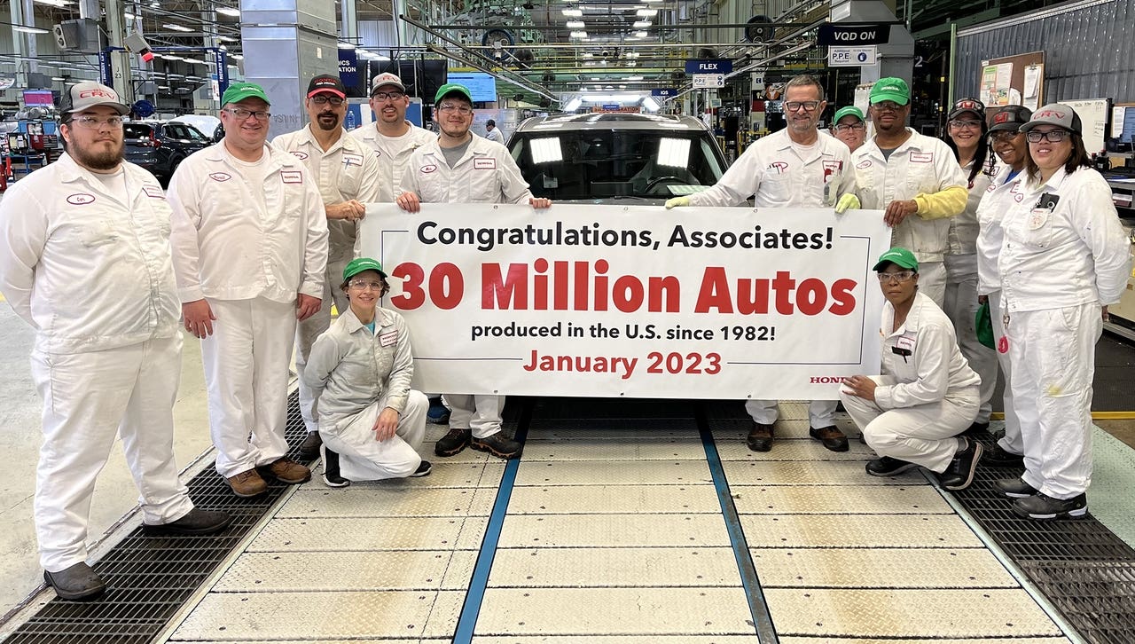 Honda 30 milioni veicoli prodotti Stati Uniti