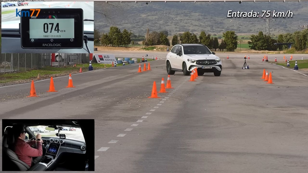 Mercedes GLC 2023 test alce