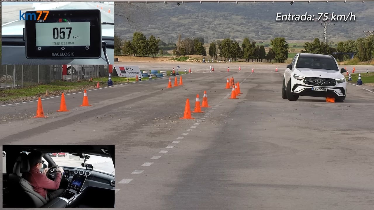 Mercedes GLC 2023 test alce
