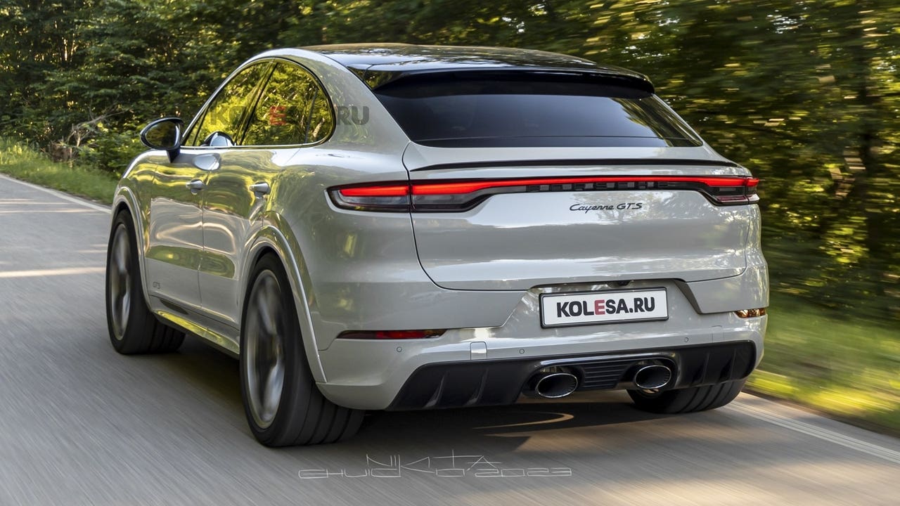 Porsche Cayenne Coupé 2024 render Kolesa
