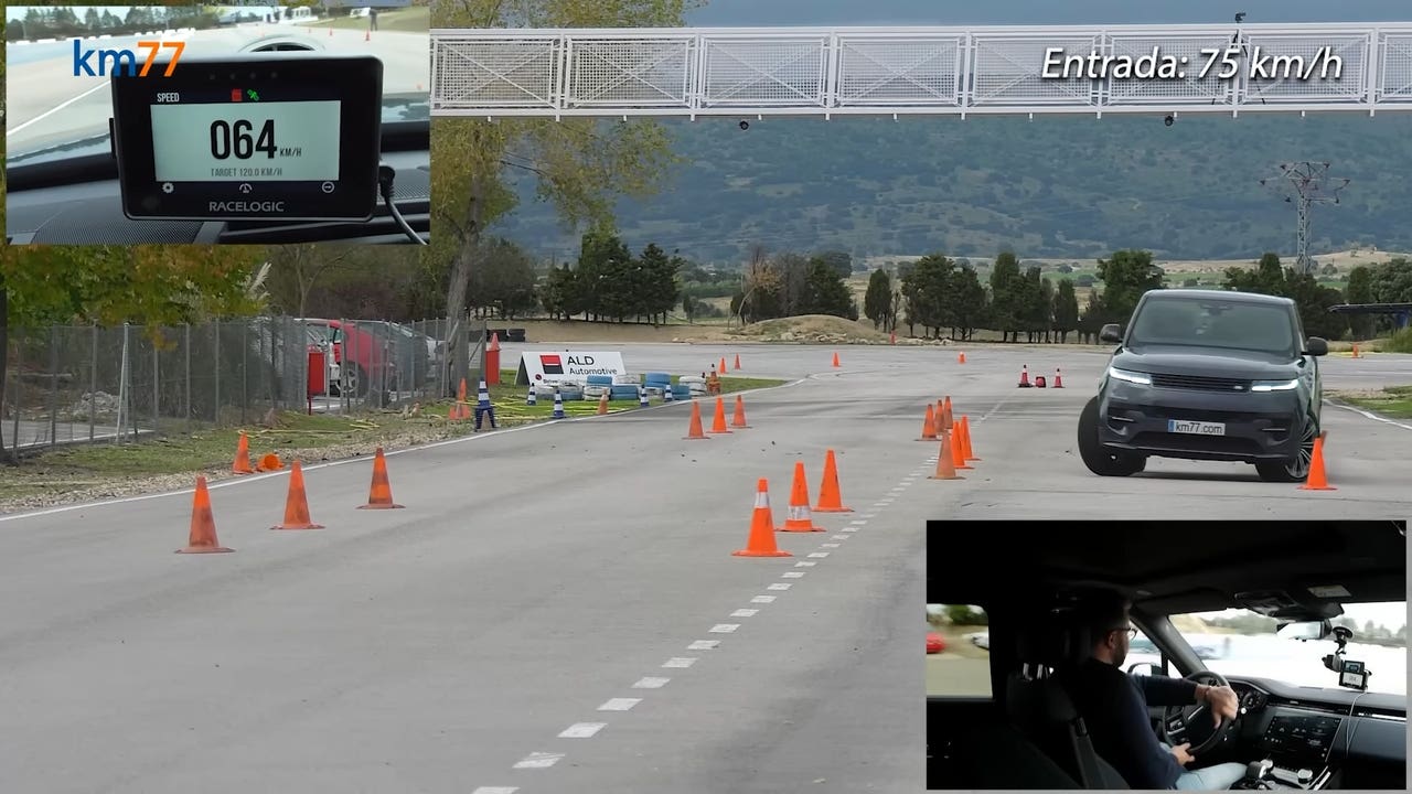 Range Rover Sport 2023 test alce