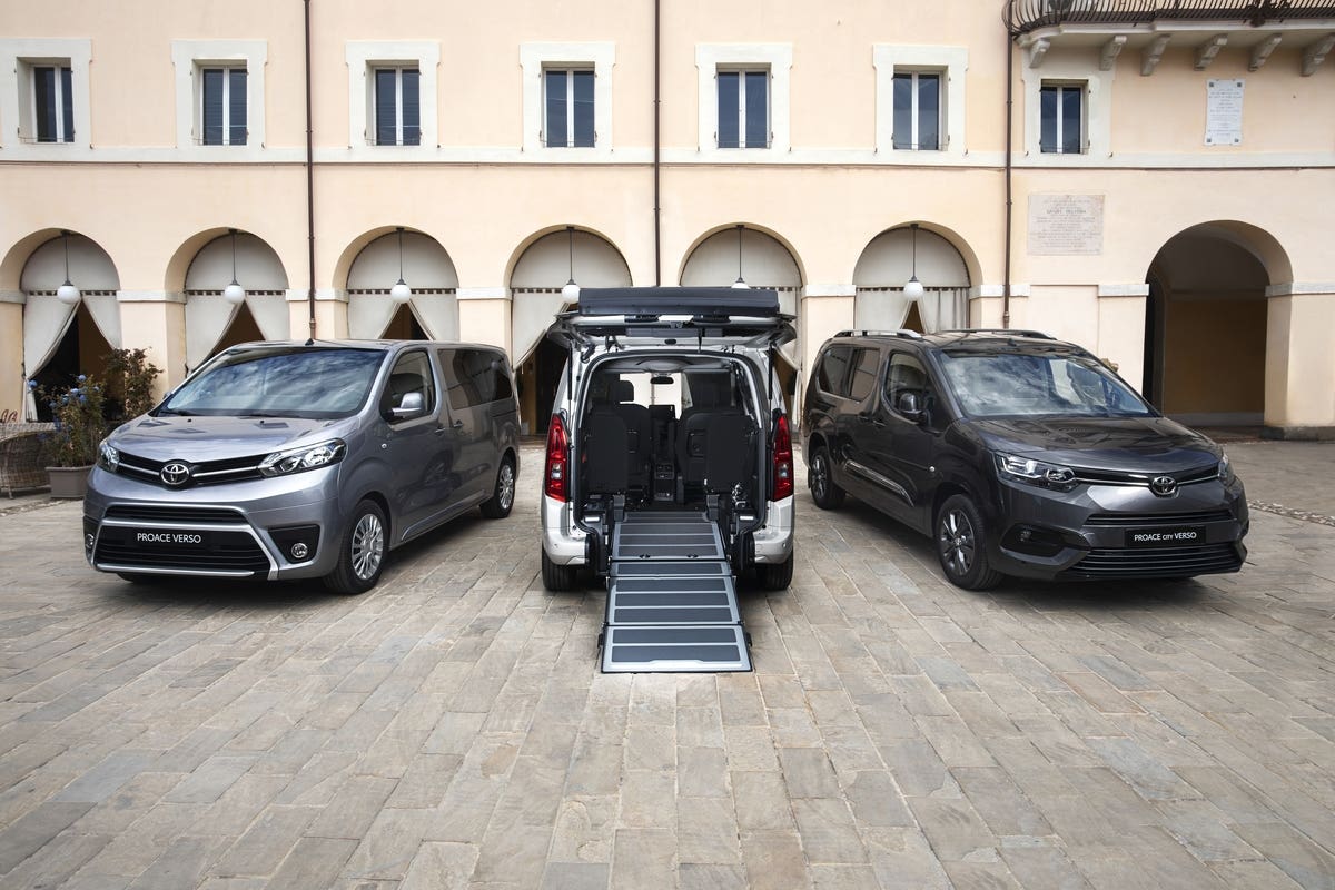Toyota ProAce Verso e ProAce City Verso mobilità ridotta