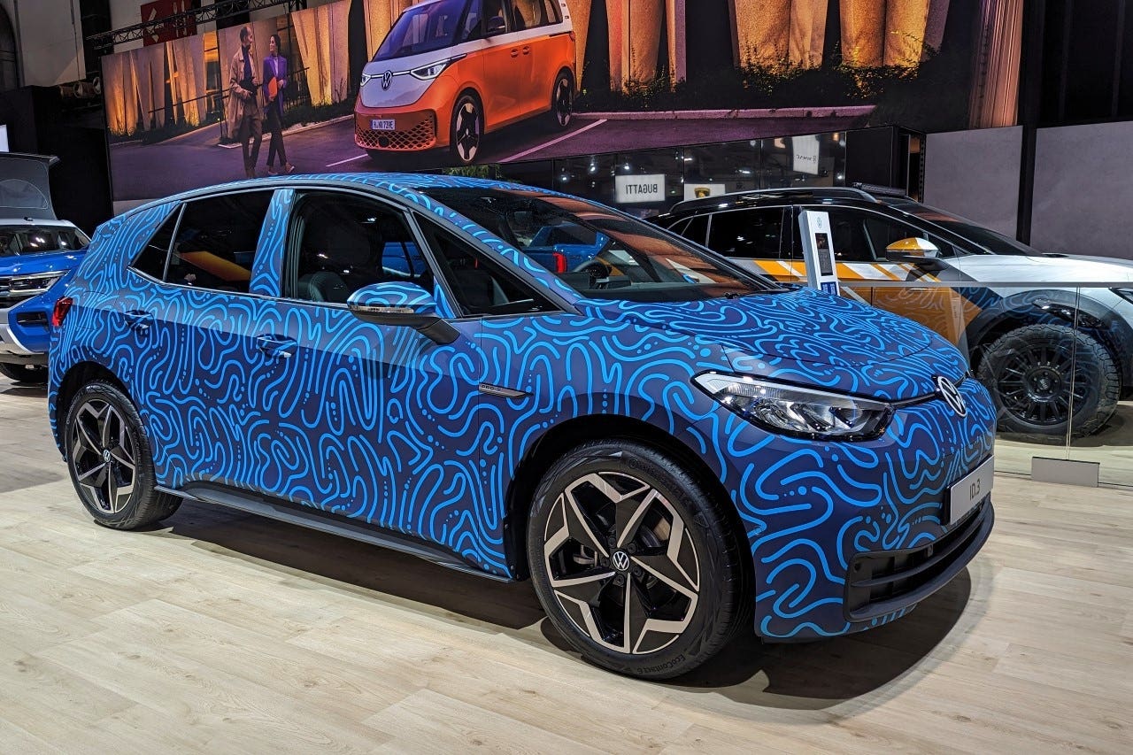 Volkswagen ID.3 nuovo restyling prototipo