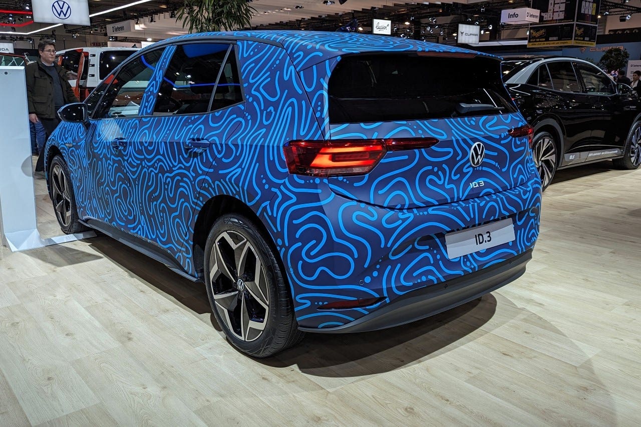 Volkswagen ID.3 nuovo restyling prototipo