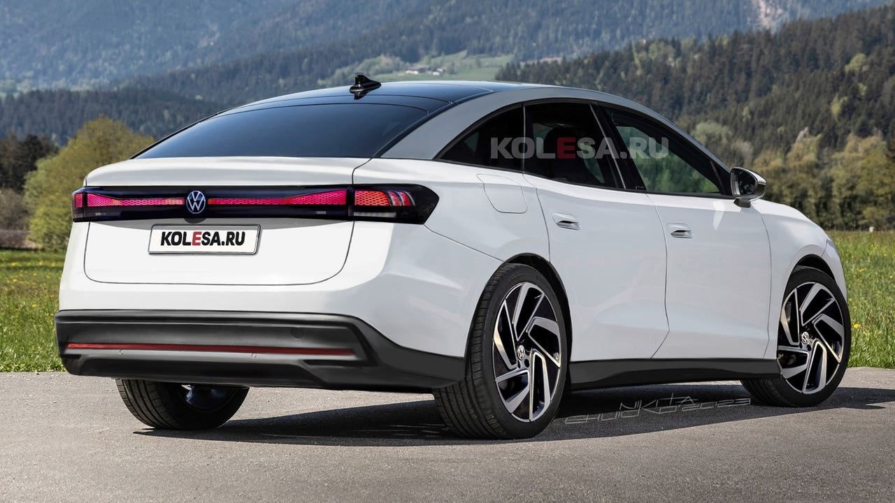 Volkswagen ID.7 render Kolesa