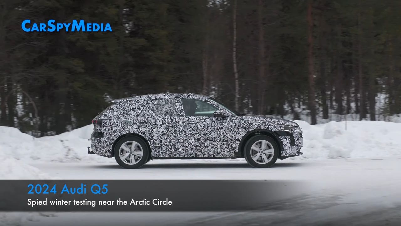 Audi Q5 2024 prototipo test invernali