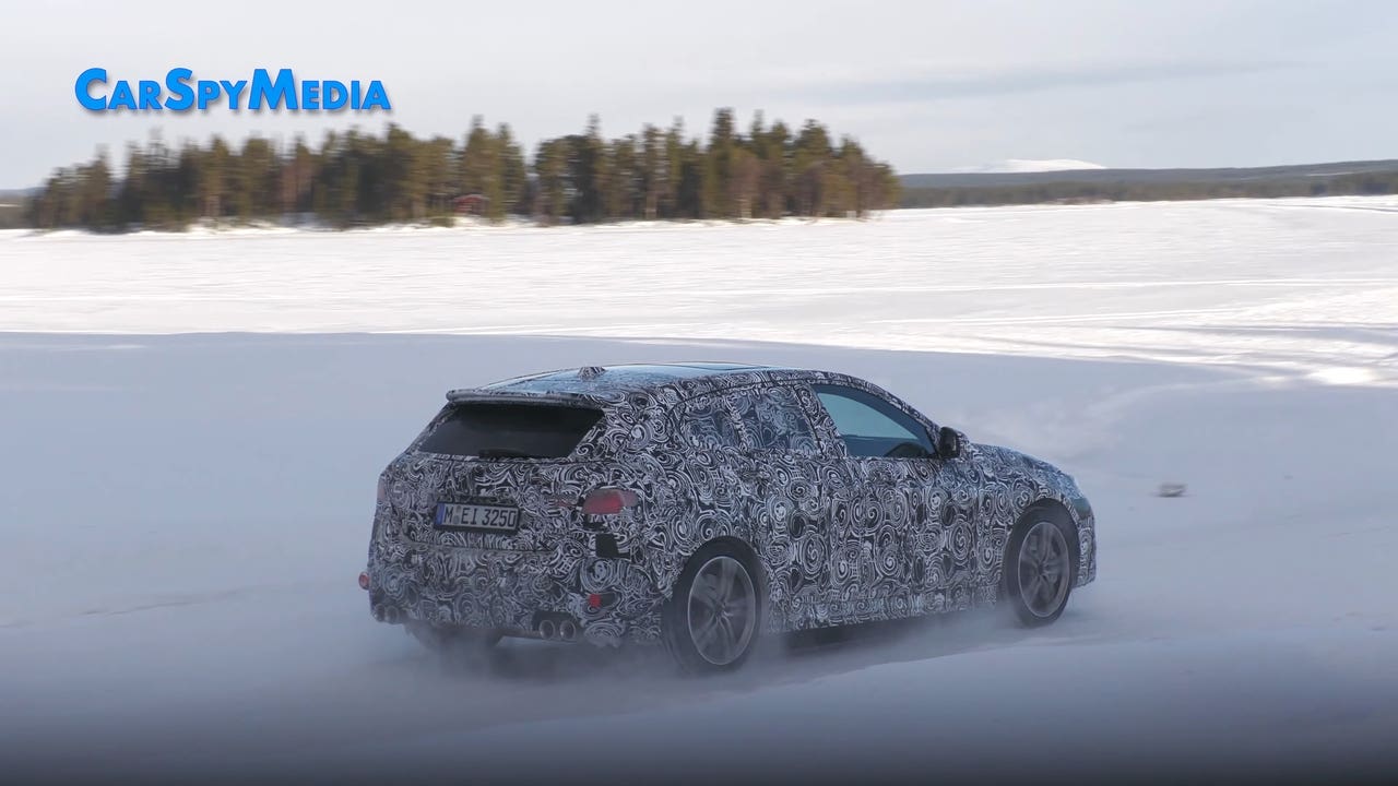 BMW Serie 1 2024 prototipi neve