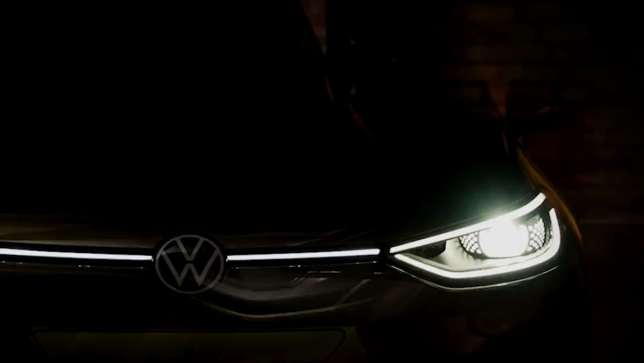Volkswagen ID.3 2024 nuovi fari anteriori teaser