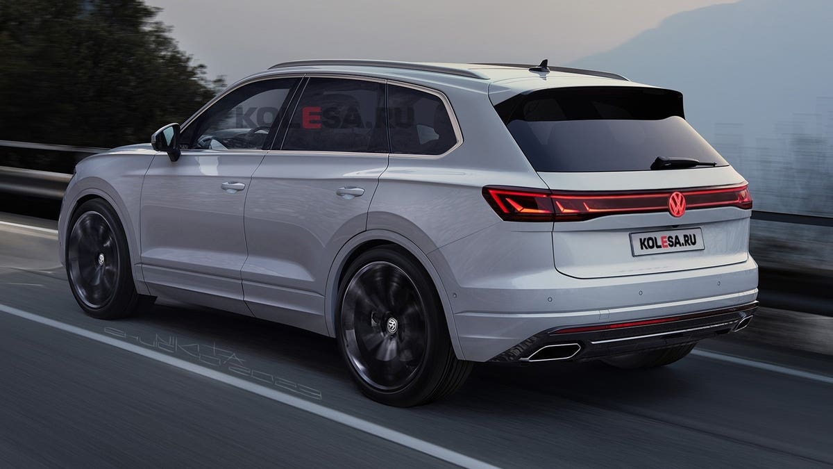 Volkswagen Touareg 2024 render Kolesa