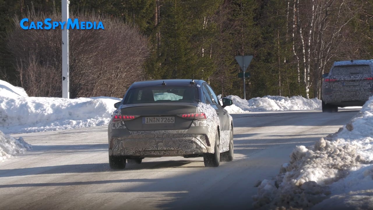 Audi A3 2024 prototipo test invernali