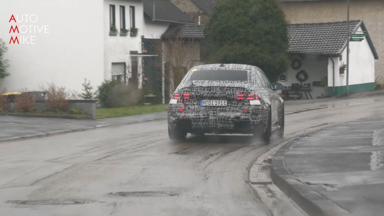 BMW M5 2025 prototipo Nurburgring