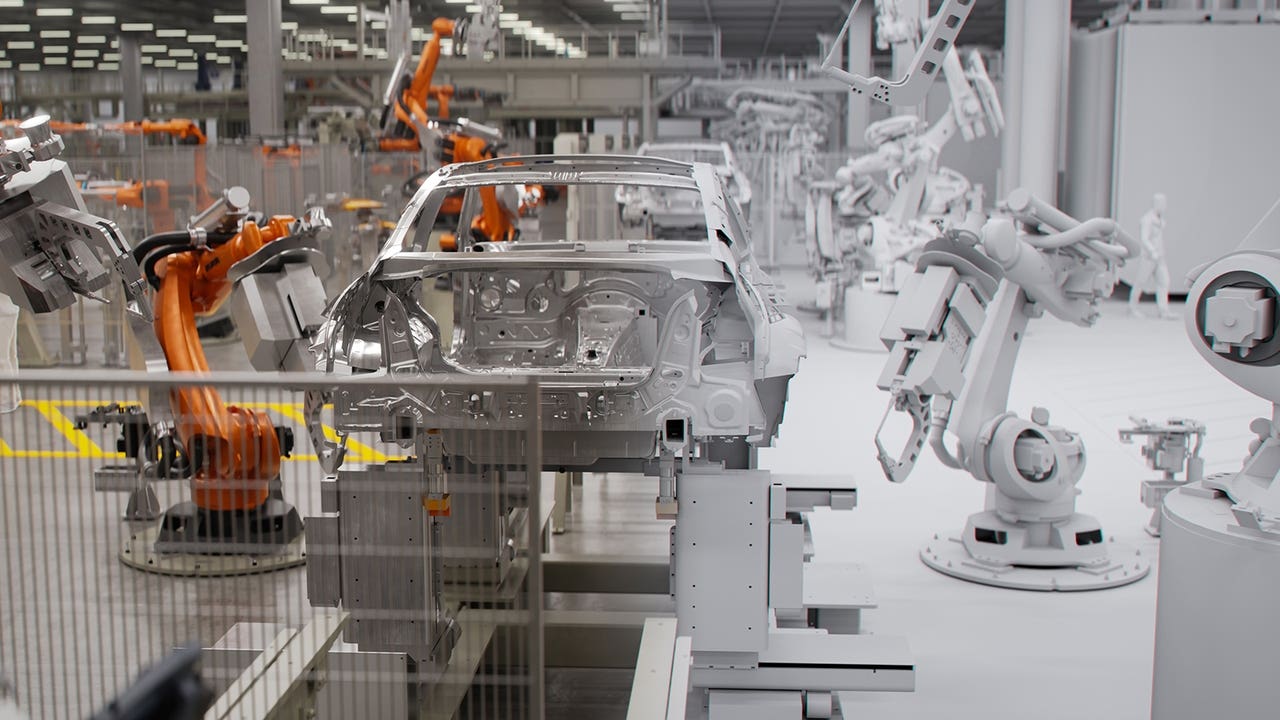 BMW produzione virtuale NVIDIA Omniverse