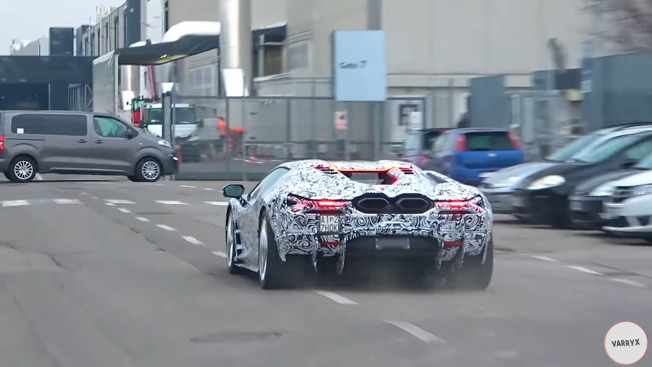 Lamborghini Aventador successore nuovo prototipo