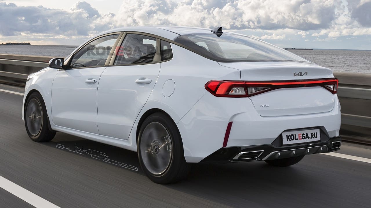 Nuova Kia Rio render Kolesa