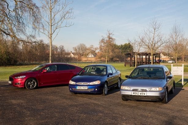 ford mondeo generazioni a confronto