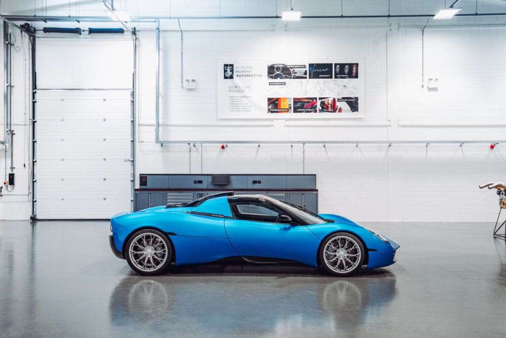 Gordon Murray T.33 Spider laterale