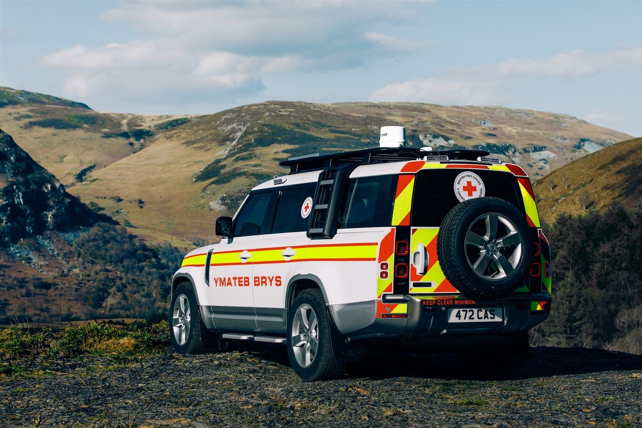 Land Rover Defender 130 British Red Cross