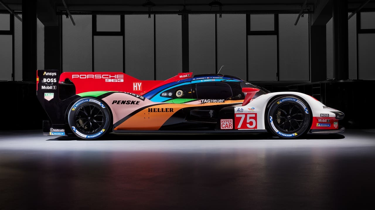 Porsche 963 livree 24 Ore di Le Mans 2023