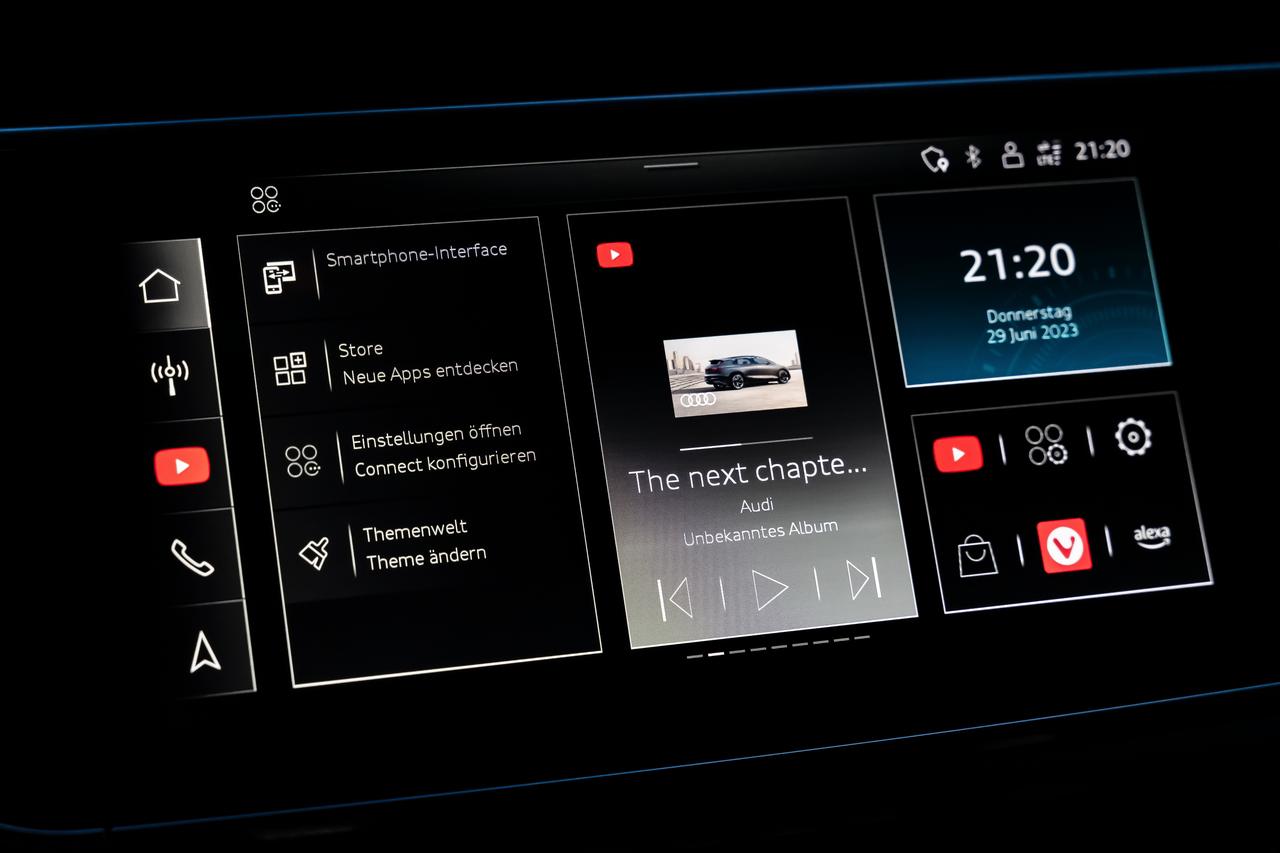 Audi integrazione YouTube