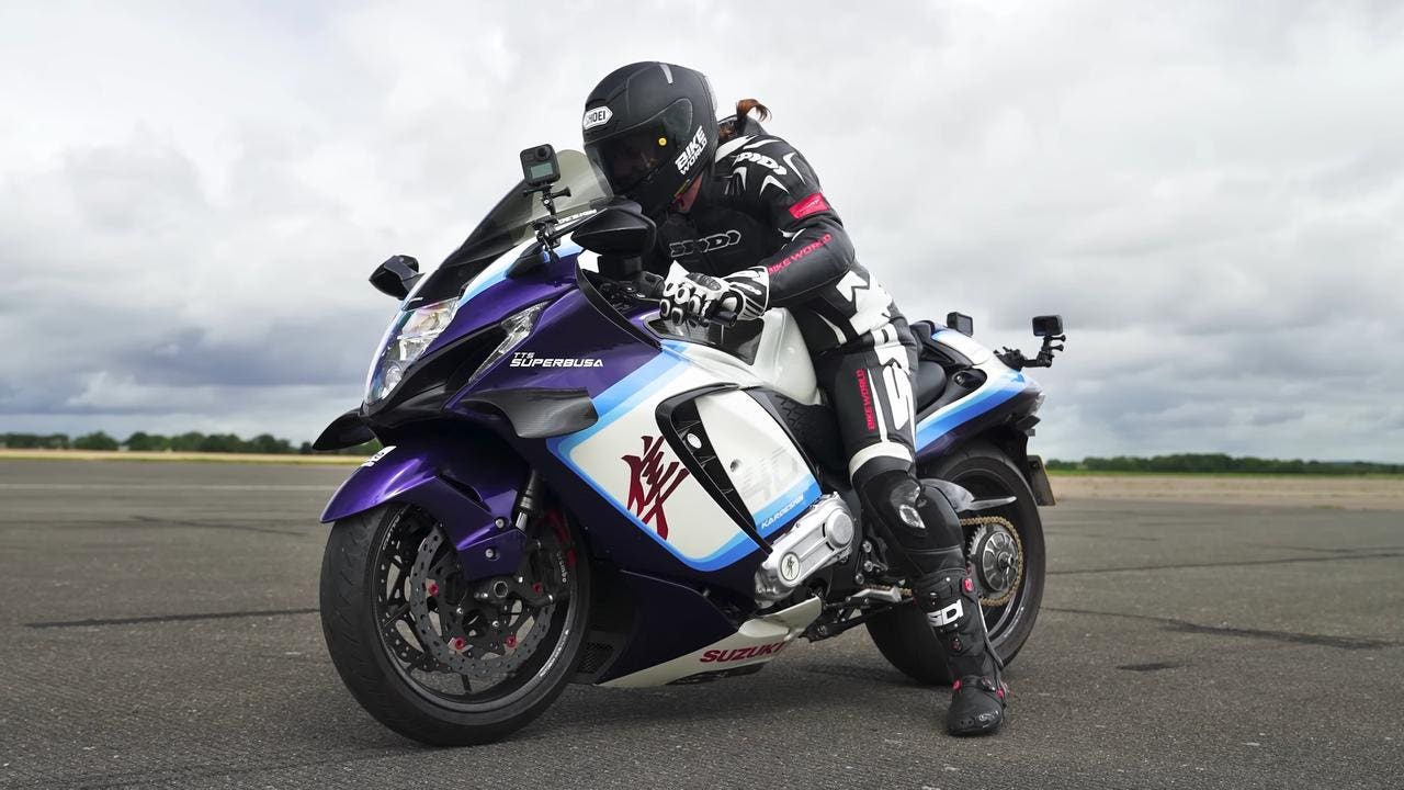 Rimac Nevera vs Suzuki Hayabusa vs MotoGP Bike
