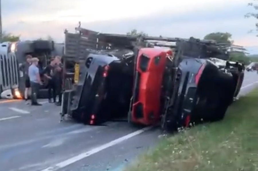 Incidente bisarca Ferrari Lamborghini