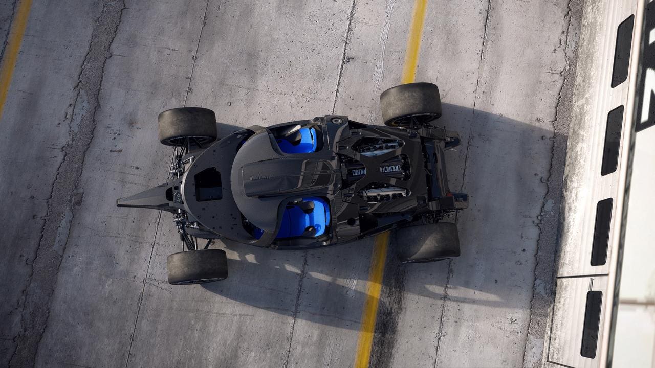Bugatti Bolide sicurezza