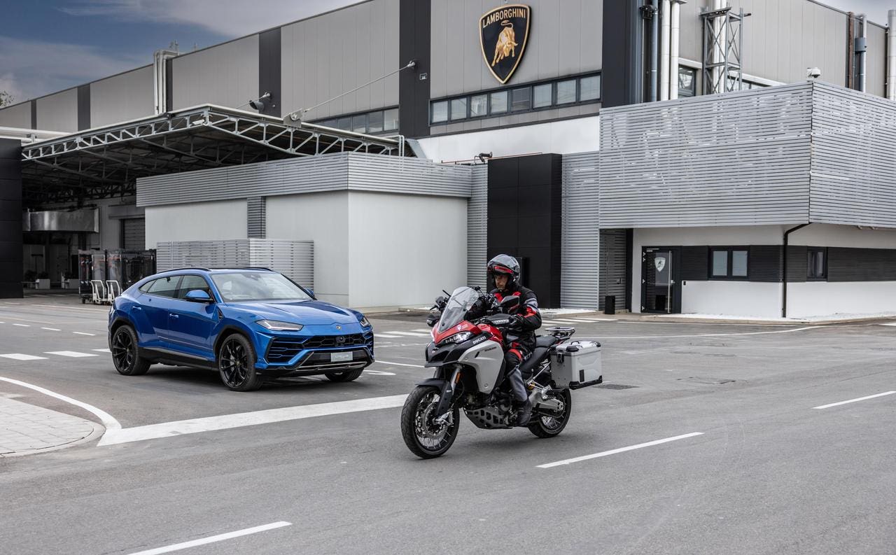 Lamborghini Ducati sicurezza stradale