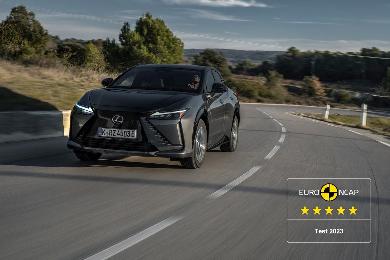 Lexus RZ cinque stelle Euro NCAP