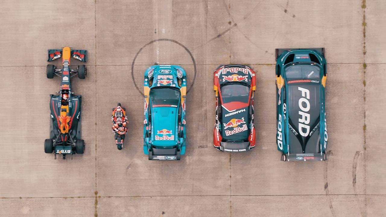 Red Bull veicoli drag race