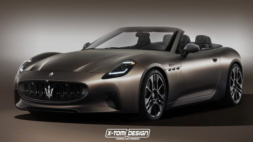 Maserati GranCabrio 2024 render