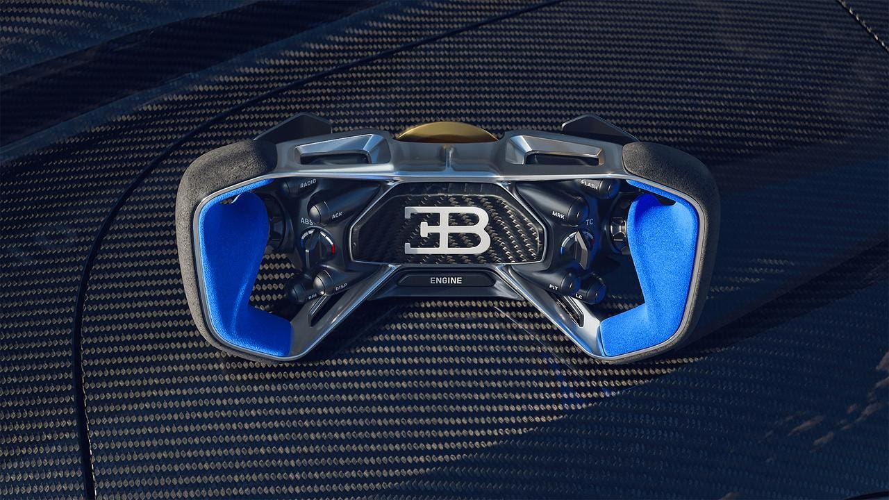 Bugatti Bolide interni