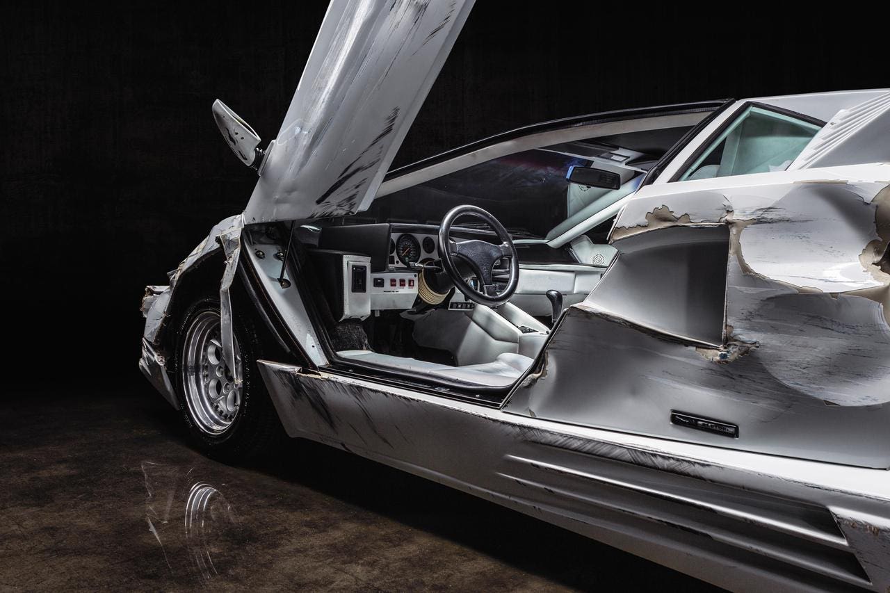Lamborghini Countach The Wolf of Wall Street asta